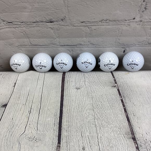 6 Callaway Golf Course Golf Balls - Picture 2 of 8